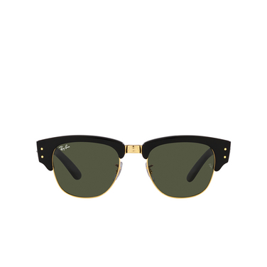 Ray-Ban MEGA CLUBMASTER Sunglasses 901/31 black on gold - front view