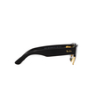 Ray-Ban MEGA CLUBMASTER Sunglasses 901/31 black on gold - product thumbnail 3/4