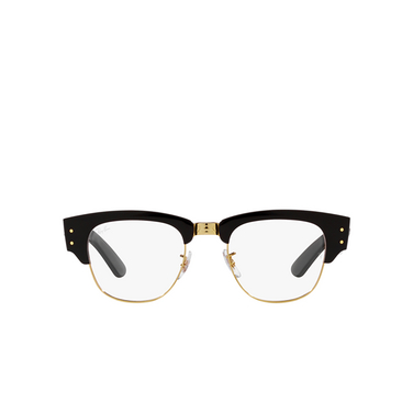 Ray-Ban MEGA CLUBMASTER Eyeglasses 2000 black on gold - front view