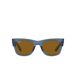 Ray-Ban MEGA WAYFARER Sunglasses 668073 transparent blue