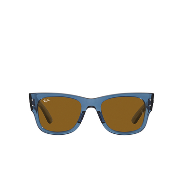 Ray-Ban MEGA WAYFARER Sunglasses 668073 transparent blue - front view