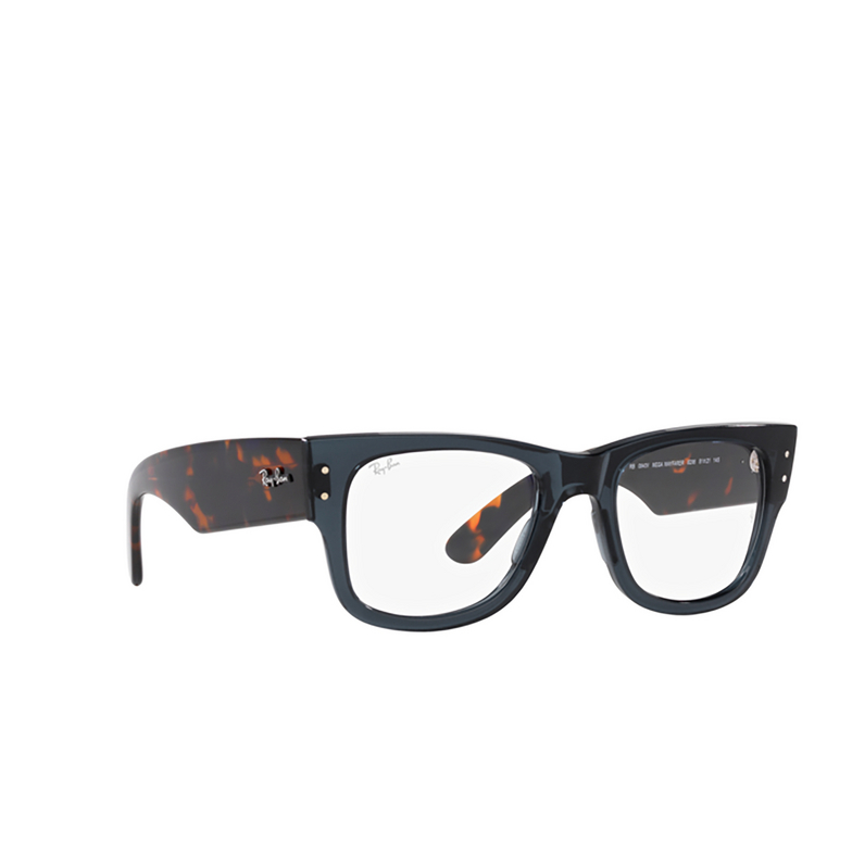 Ray-Ban MEGA WAYFARER Eyeglasses 8296 transparent dark blue - 2/4