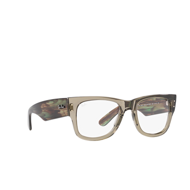 Ray-Ban MEGA WAYFARER Eyeglasses 8297 transparent green - three-quarters view