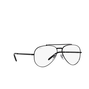 Lunettes de vue Ray-Ban NEW AVIATOR 2509 black - Vue trois quarts