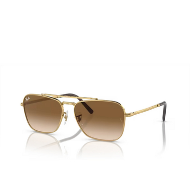 Lunettes de soleil Ray-Ban NEW CARAVAN 001/51 gold - Vue trois quarts