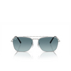 Ray-Ban NEW CARAVAN Sunglasses 003/3M silver - product thumbnail 1/4