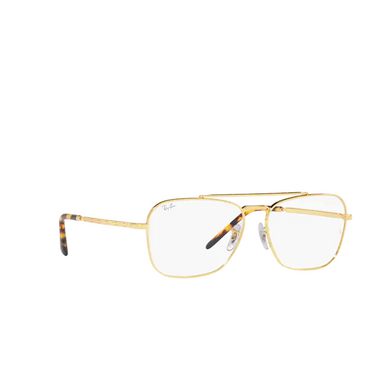 Ray-Ban NEW CARAVAN Korrektionsbrillen 3086 gold - Dreiviertelansicht