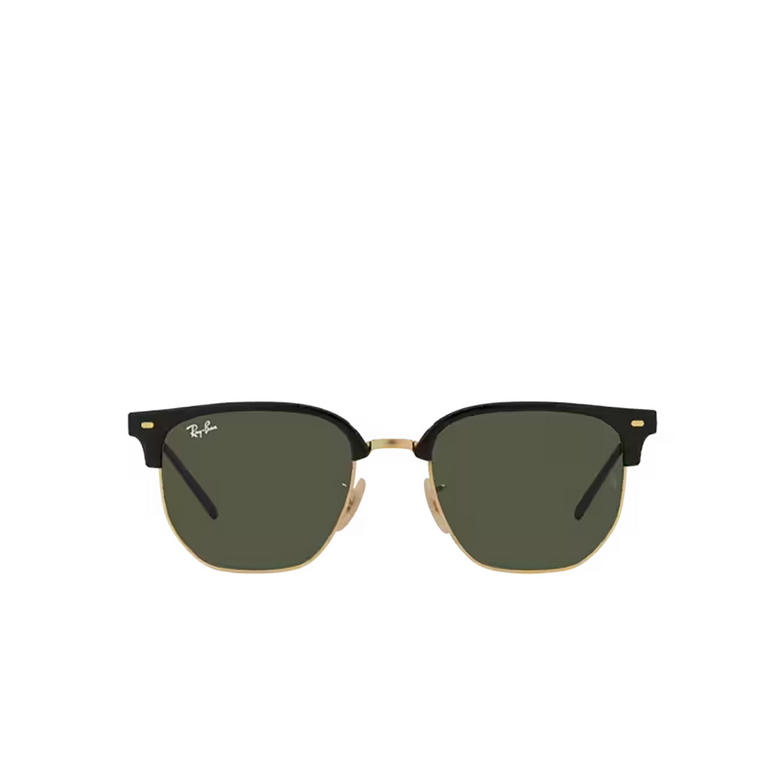 Ray-Ban NEW CLUBMASTER Sonnenbrillen 601/31 black on gold - 1/4