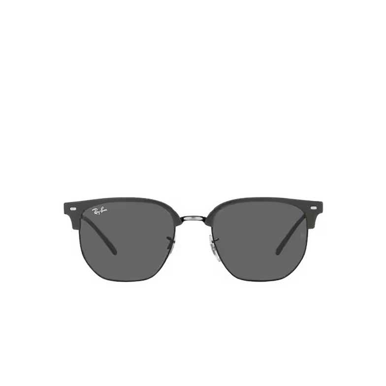 Gafas de sol Ray-Ban NEW CLUBMASTER 6653B1 grey on black - 1/4