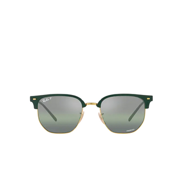Ray-Ban NEW CLUBMASTER Sunglasses 6655g4 green on gold - front view