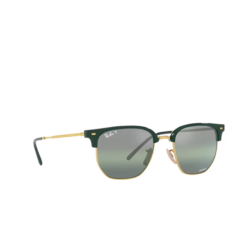 Ray-Ban NEW CLUBMASTER Sunglasses 6655G4 green on gold - 2/4