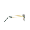 Ray-Ban NEW CLUBMASTER Sunglasses 6655G4 green on gold - product thumbnail 3/4