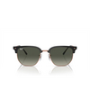 Ray-Ban NEW CLUBMASTER Sunglasses 672071 dark grey on rose gold - product thumbnail 1/4