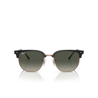 Ray-Ban NEW CLUBMASTER Sunglasses 672071 dark grey on rose gold - front view