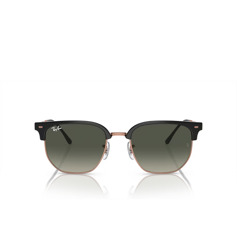 Ray-Ban NEW CLUBMASTER Sonnenbrillen 672071 dark grey on rose gold - 1/4