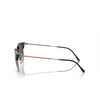 Ray-Ban NEW CLUBMASTER Sunglasses 672071 dark grey on rose gold - product thumbnail 3/4
