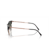 Lunettes de soleil Ray-Ban NEW CLUBMASTER 672071 dark grey on rose gold - Vignette du produit 3/4