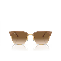 Ray-Ban NEW CLUBMASTER Sunglasses 672151 beige on gold