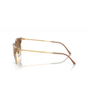 Lunettes de soleil Ray-Ban NEW CLUBMASTER 672151 beige on gold - Vignette du produit 3/4