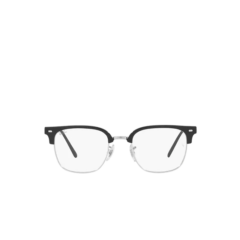Lunettes de vue Ray-Ban NEW CLUBMASTER 2000 black on silver - 1/4