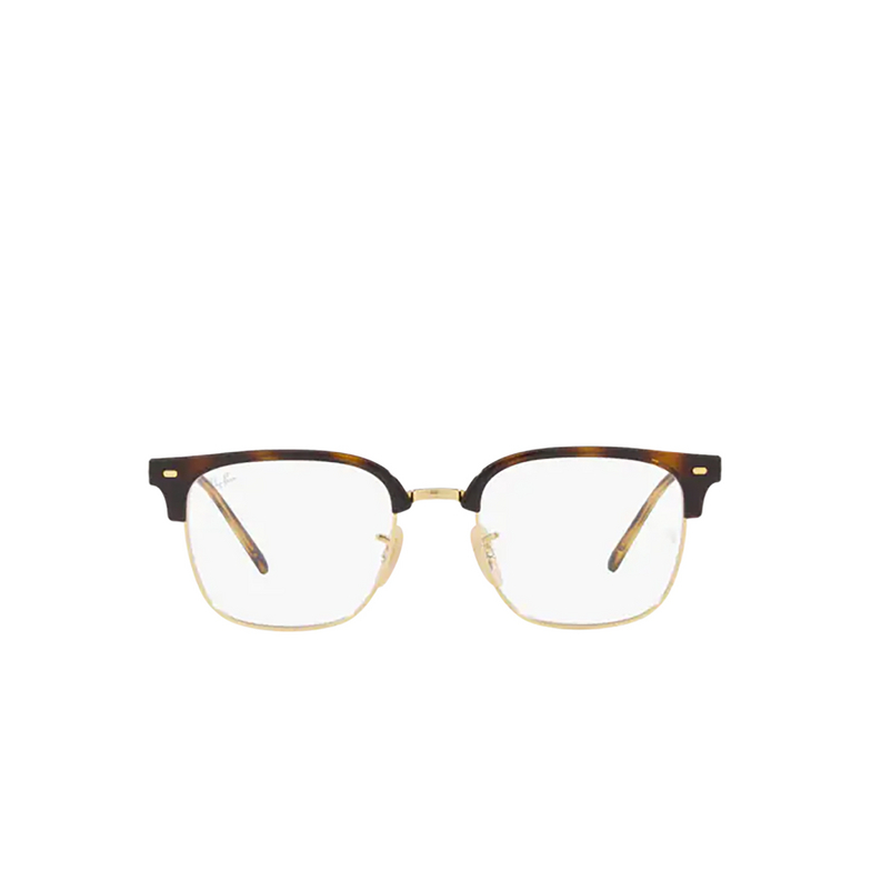 Lunettes de vue Ray-Ban NEW CLUBMASTER 2012 havana on gold - 1/4