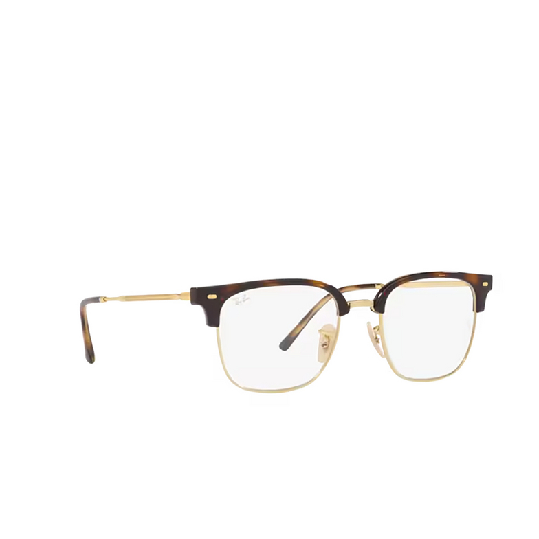 Lunettes de vue Ray-Ban NEW CLUBMASTER 2012 havana on gold - 2/4
