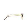 Ray-Ban NEW CLUBMASTER Eyeglasses 2012 havana on gold - product thumbnail 3/4