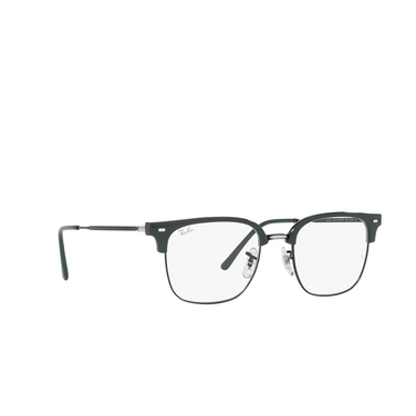 Ray-Ban NEW CLUBMASTER Eyeglasses 8208 green on black - three-quarters view
