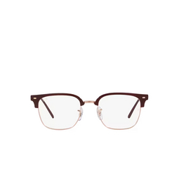 Ray-Ban NEW CLUBMASTER Korrektionsbrillen 8209 bordeaux on rose gold