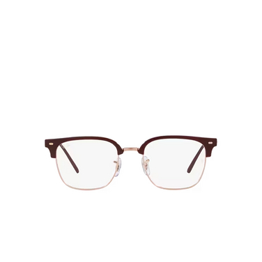 Ray-Ban NEW CLUBMASTER Eyeglasses 8209 bordeaux on rose gold - front view