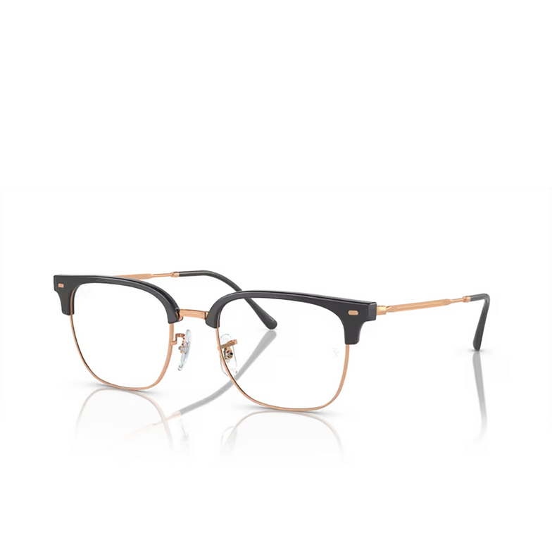 Ray-Ban NEW CLUBMASTER Eyeglasses 8322 dark grey on rose gold - 2/4