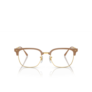 Ray-Ban NEW CLUBMASTER Eyeglasses 8342 beige on gold - front view