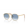 Ray-Ban NEW ROUND Sunglasses 001/3F gold - product thumbnail 2/4
