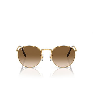 Ray-Ban NEW ROUND Sunglasses 001/51 gold - front view