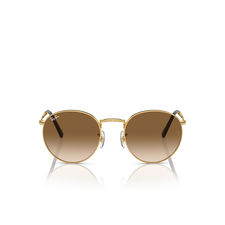 Ray-Ban NEW ROUND Sunglasses 001/51 gold - 1/4