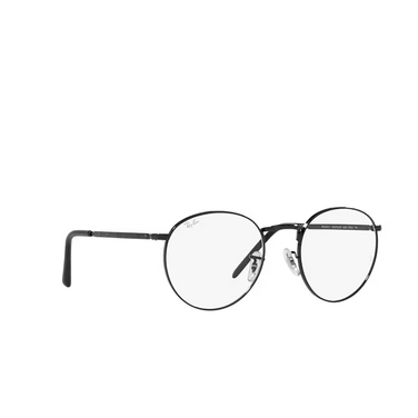 Lunettes de vue Ray-Ban NEW ROUND 2509 black - Vue trois quarts