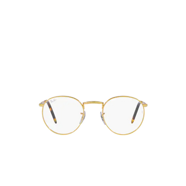 Gafas graduadas Ray-Ban NEW ROUND 3086 gold - Vista delantera