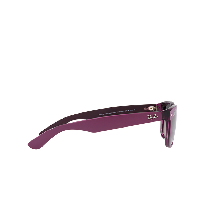 Ray-Ban NEW WAYFARER Sunglasses 6606M3 transparent grey - 3/4