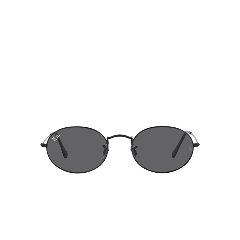 Ray-Ban OVAL Sunglasses 002/B1 black - 1/4