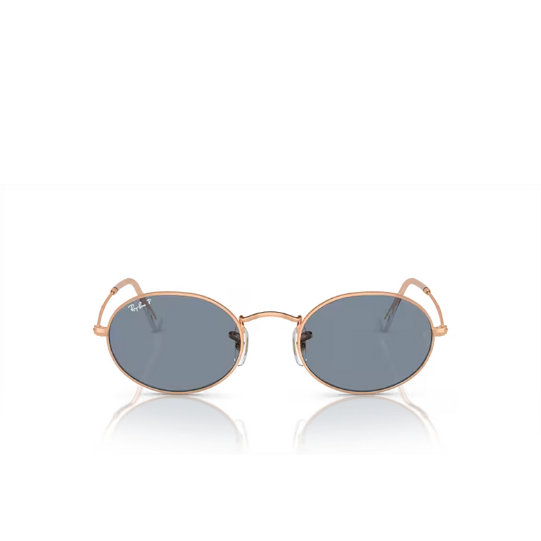 Lunettes de soleil Ray-Ban OVAL 9202S2 rose gold - 1/4