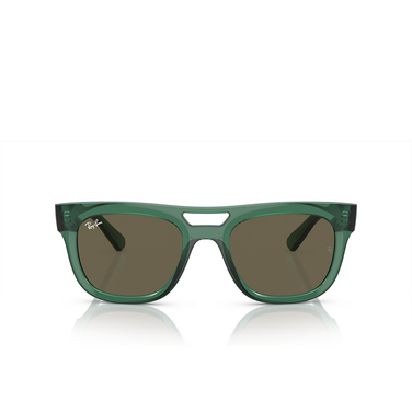 Ray-Ban PHIL Sunglasses 6681/3 transparent green - front view