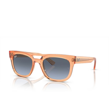 Ray-Ban PHIL Sunglasses 66868F transparent orange - three-quarters view