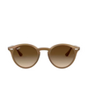 Ray-Ban RB2180F Sunglasses 616613 light brown - product thumbnail 1/4