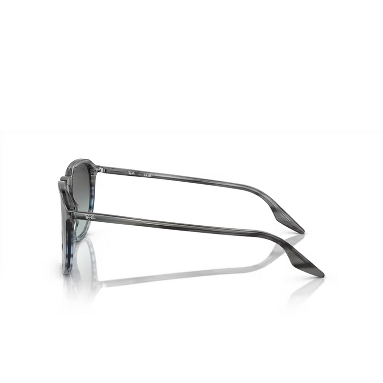 Ray-Ban RB2203 Sunglasses 1391GK striped grey & blue - 3/4