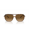 Ray-Ban RB2205 Sunglasses 1292M2 havana on transparent brown - product thumbnail 1/4