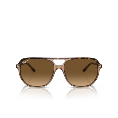 Ray-Ban RB2205 Sunglasses 1292m2 havana on transparent brown - front view