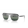 Occhiali da sole Ray-Ban RB2205 1294G6 black on transparent - anteprima prodotto 2/4