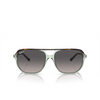 Lunettes de soleil Ray-Ban RB2205 1376M3 havana on transparent green - Vignette du produit 1/4