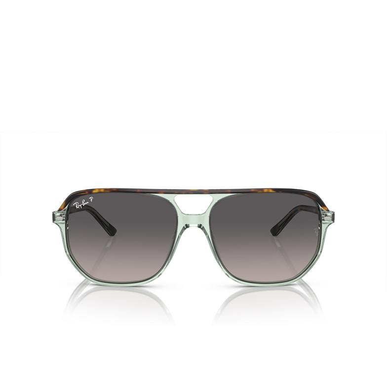 Ray-Ban RB2205 Sunglasses 1376M3 havana on transparent green - 1/4