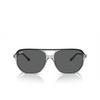 Occhiali da sole Ray-Ban RB2205 1396B1 dark grey on transparent grey - anteprima prodotto 1/4